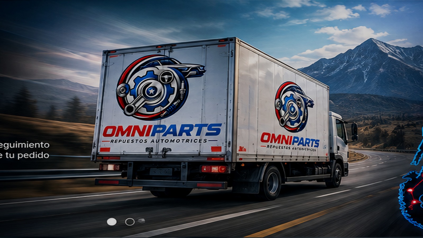 Despachos de repuestos OMNIPARTS a regiones de Chile